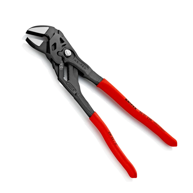 KNIPEX Pliers Wrench Combination Cutter Adjustable Tightening Tool Pliers and A Wrench in A Single Tool 8601250