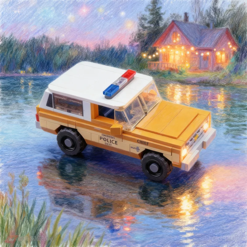 

369pcs MOC City Champions Hopper S Chevroleteed Blazer Model Building Blocks Christmas Gifts Architecture Toy Education Brick