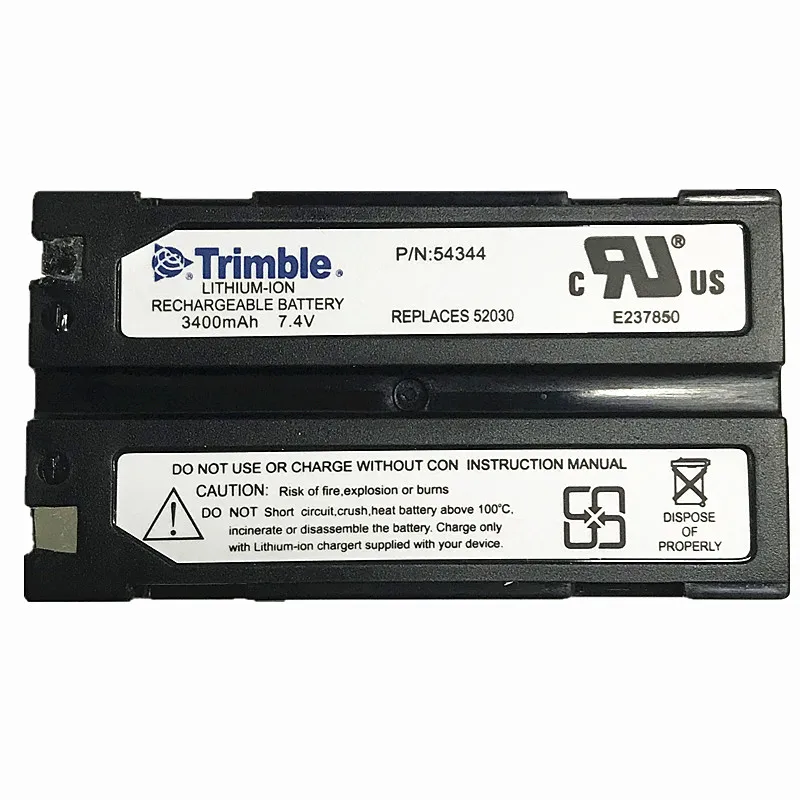 2pcs Brand new 3400mAh 7.4V Battery Compatible With Trimble 54344 GPS Battery 5700 5800 MT1000 R7 R8 surveying instruments