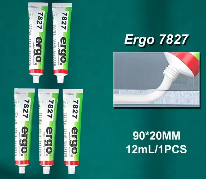 FOR Ergo 7827 No Nail Removable Mounting Sealant Damage Free Wall Mounting for Pictures Home Decor Office Organization Use 12ml