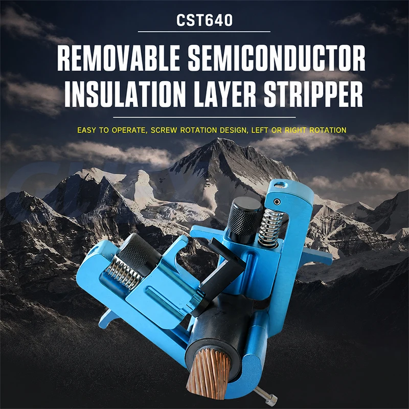 Helical Wire Stripper Insulation Remover Adjustable Manual Cable Peeling Tool for Clean Precise Stripping Electrical Engineering