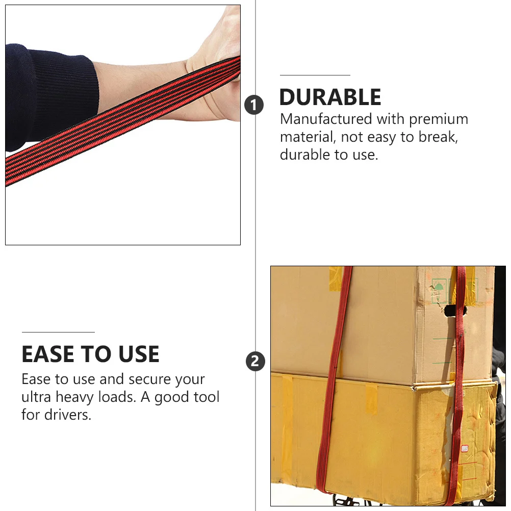 

1Pcs Cargo Binding Belt Strong Fastening Strap for Motorcycle Bike Backseat Luggage Tie Down Durable Cargo Binding Belt