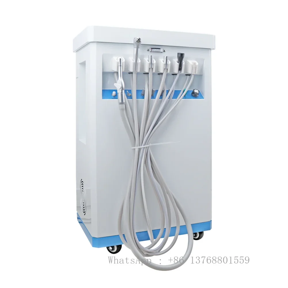 Den Tal Clinic Use Mobile Portable Mobile Den Tal Unit With Air Compressor