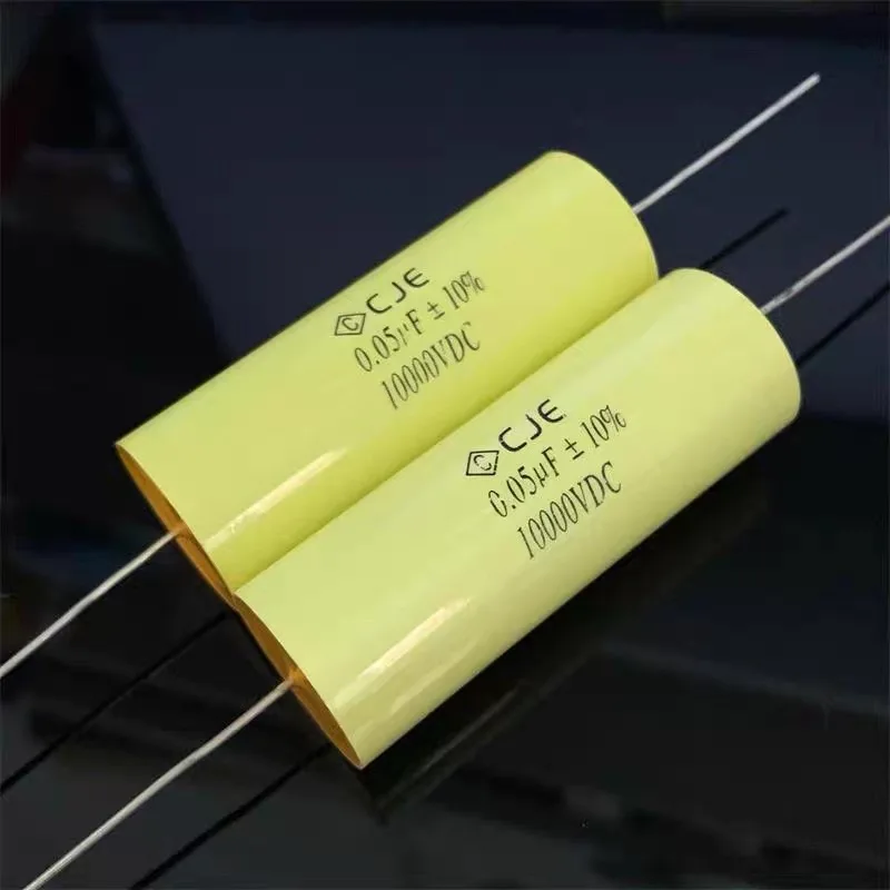 

Brand New CJE CBB20 0.05uF 10000V Thick Copper Lead IGBT Non-inductive Absorption Metalm Capacitor 72*26MM