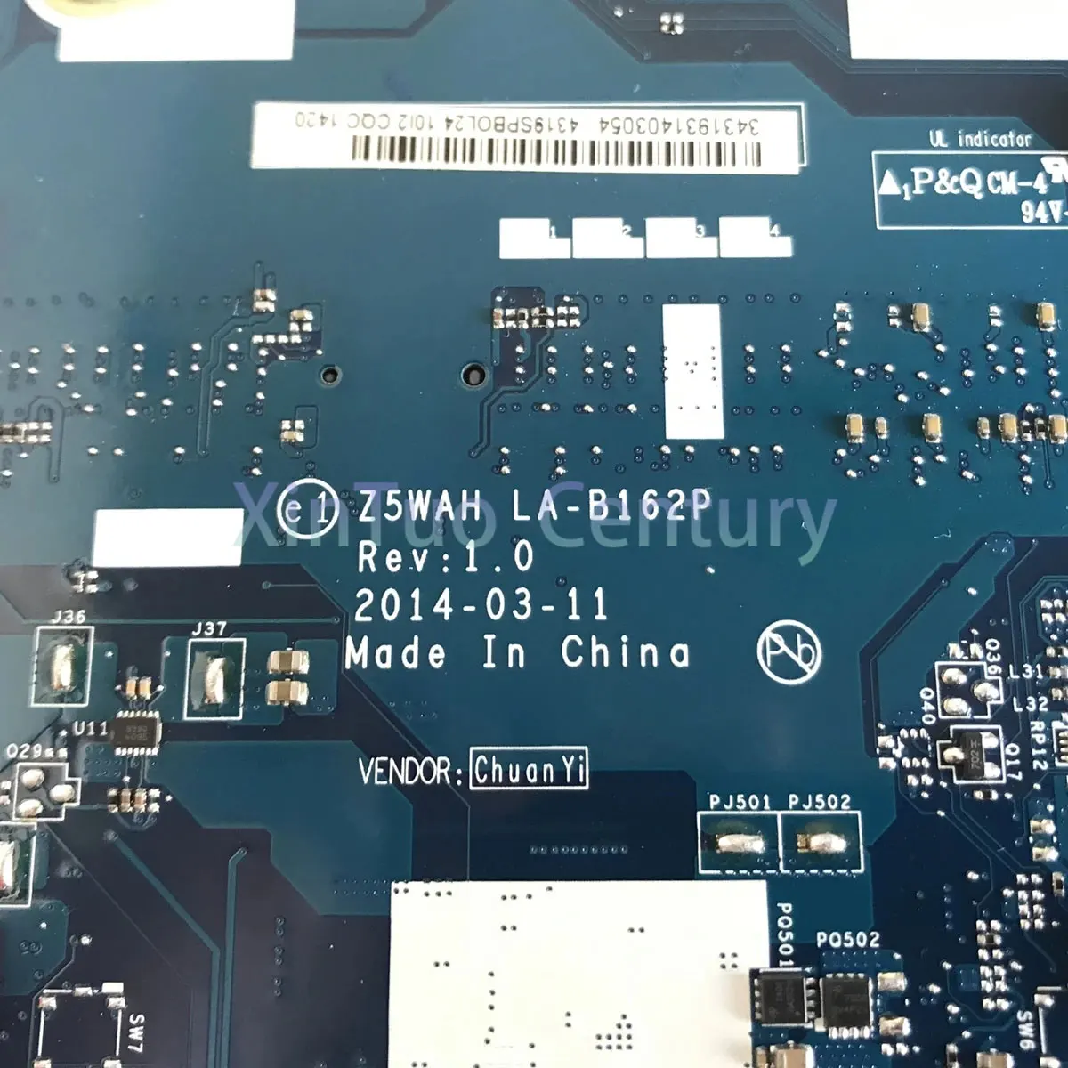 Imagem -03 - Laptop Motherboard para Acer La-b162p E1572g V3-572g E5-571g 3556u I54210u I7-4510u Gpu 820m Notebook Mainboard 100 Teste de Trabalho