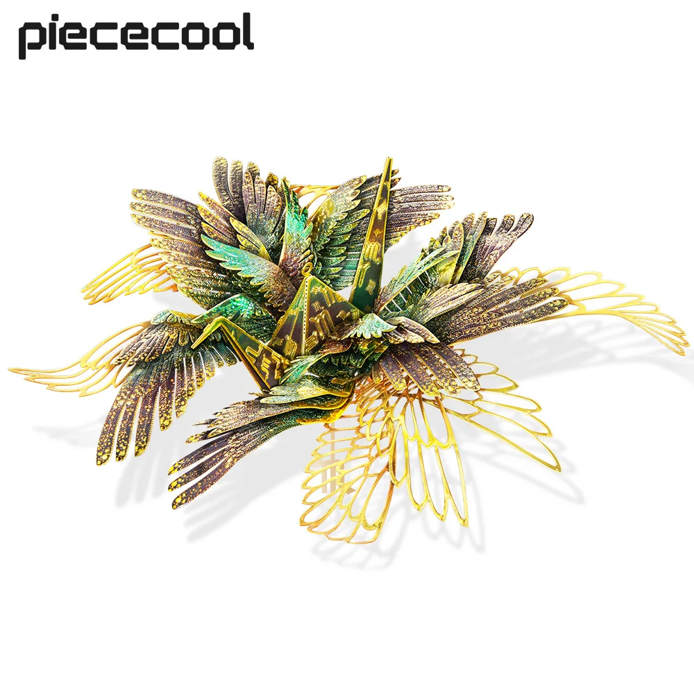 Piececool-3D 금속 전갈 자리 조립 모델 키트 DIY 장난감 별자리 퍼즐 성인 두뇌 티저, 최고의 생일 선물