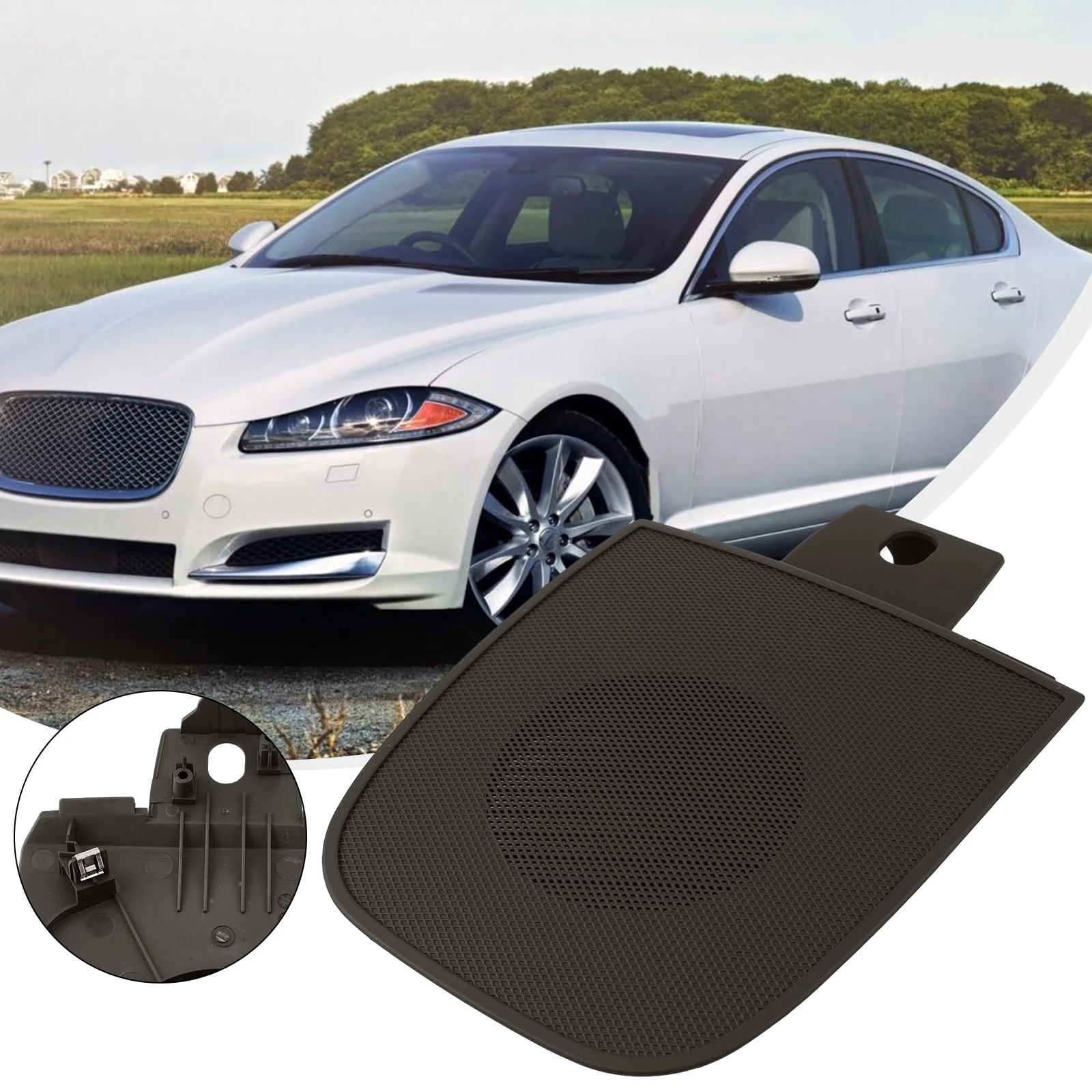 Sophisticated Look Dash Center Speaker Cover in Robust Plastic Compatible with For Jaguar XF Years from 2008 2015