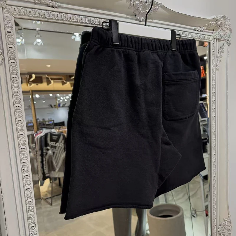Street Casual Black White Best Quality Shorts Men Woman Letter Print Spring Summer Vintage Streetwear Fashion New Sport Joggers