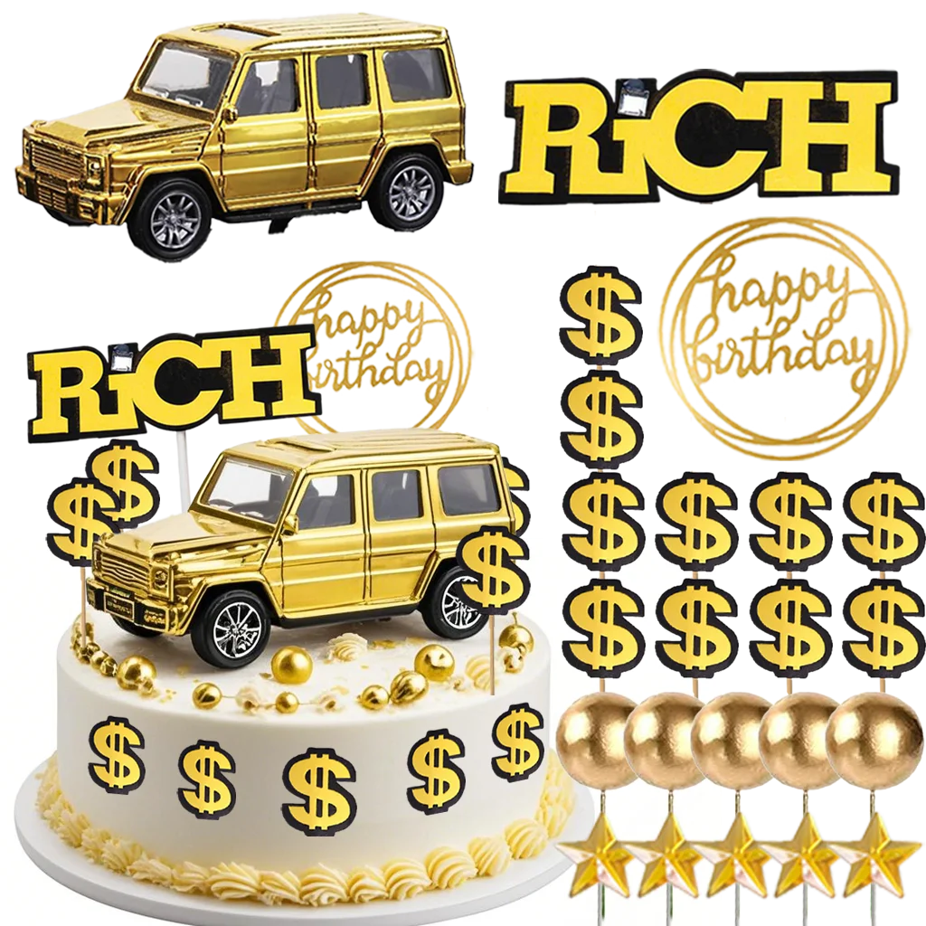 23 шт., украшения для торта с деньгами, насыщенный доллар, топпер для торта для взрослых 70-х, 80-х годов, товары для дня рождения, богатые деньги, украшения для торта 23 шт., украшения для торта с деньгами, насыщенный доллар, топпер для торта для взрослых 70-х, 80-х годов, товары для дня рождения, богатые деньги, украшения для торта