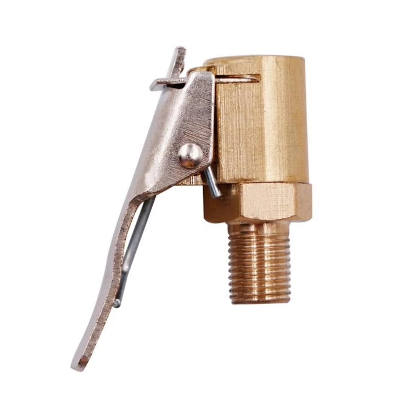 

A70F Air Chuck Heavy Duty Closed On Tire Chuck with Clip for Inflator Gauge