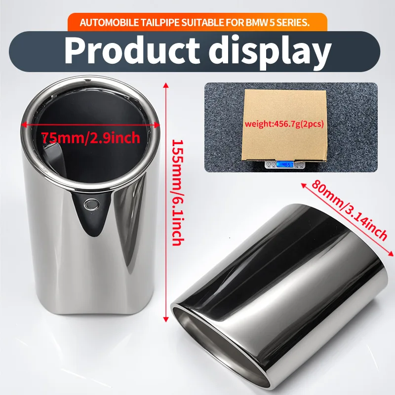 For BMW 5 Series 520Li,523Li,535Li,528Li,325Li,X1,X3 modified exhaust pipe tailpipe