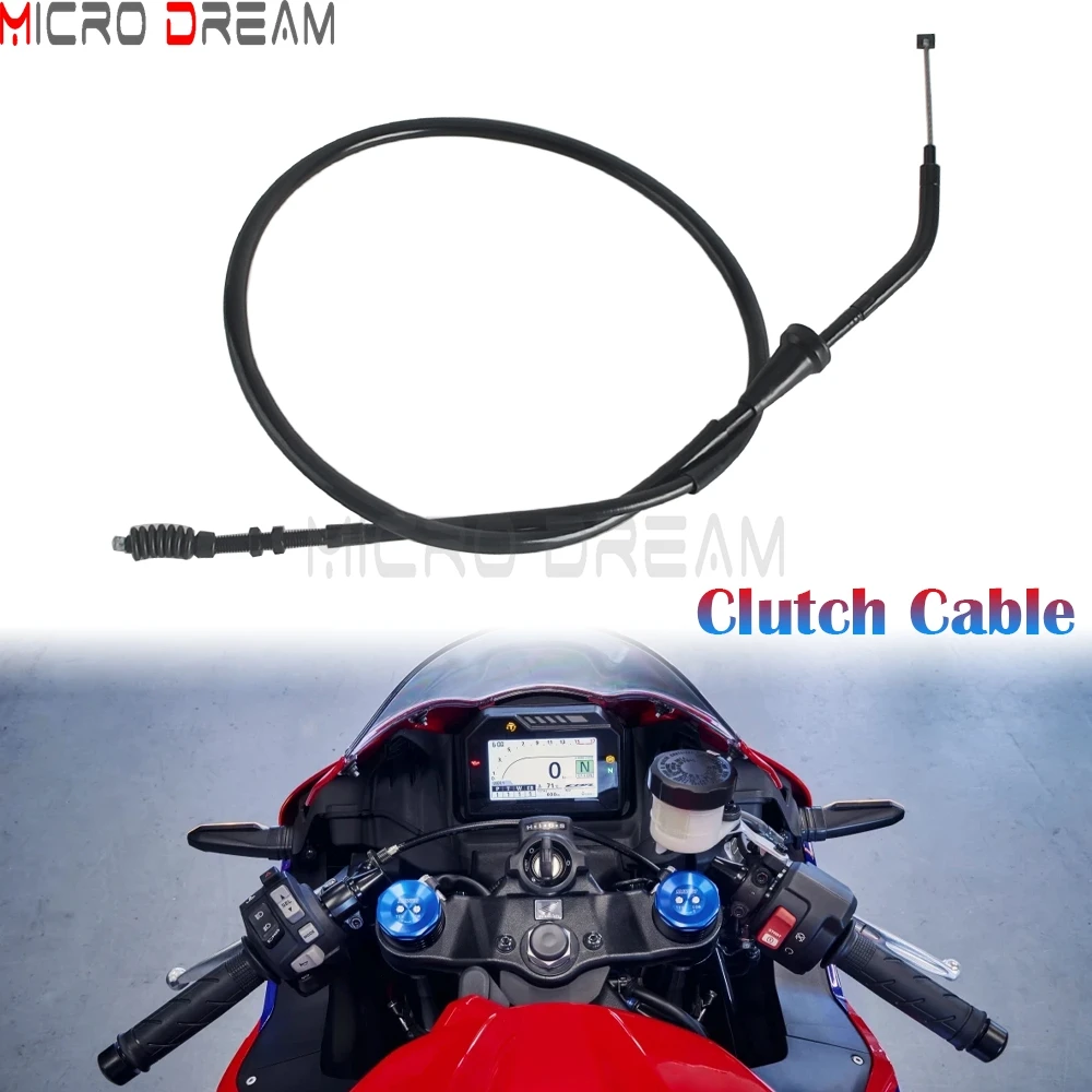 Para Honda CBR600RR CBR 600RR F5 2003-2012 accesorios de motocicleta Cable de embrague línea de Control de freno trenzado inoxidable Cable de embrague