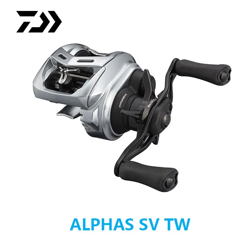 

2021 Daiwa ALPHAS SV TW HYPERDRIVE Design Low Profile 7+1BB Max Drag 4.5kg Saltwater Baitcasting Fishing Reel For Bait 3.5-18g