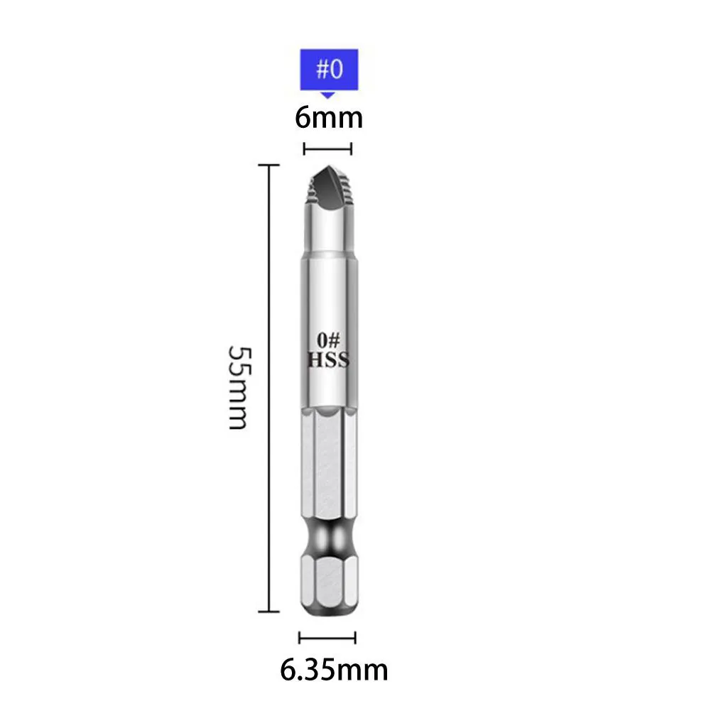 

Iron Machine Screws Broken WireExtractor Power Tools 3-5mm Easy Out Damaged Drill Screw Remover Set Single Head