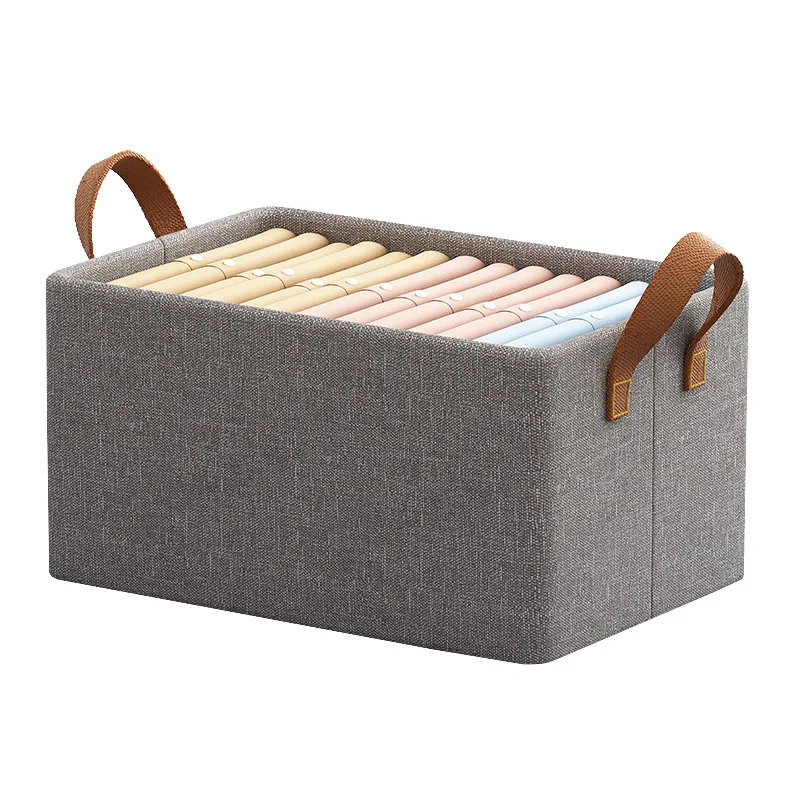 

Organizer Boxes Cloth Storage Box Household Foldable Steel Frame Storage Box Wardrobe Drawer Collect Clothes Pants Organize