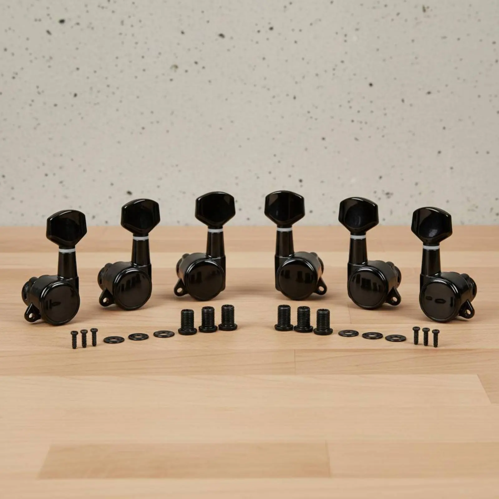 6 Pieces Locking Guitar Tuning Machines Easy to Install Electric Guitar Tuning Pegs Locking String Tuning Machines Anti-Rust