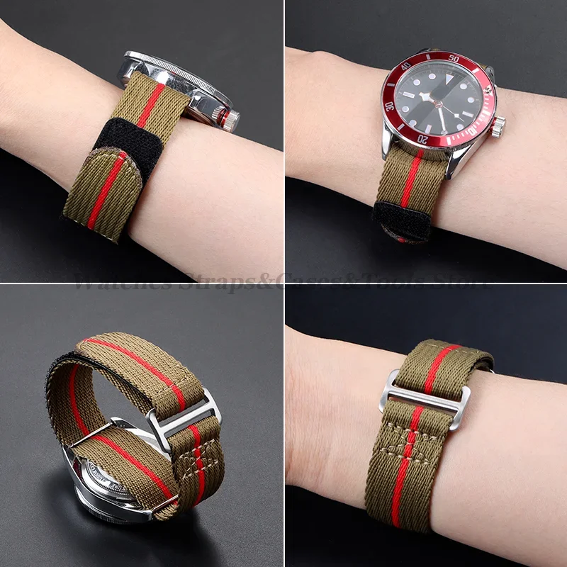 22mm High Quality Nylon Watch Strap for TUDOR M25707 M25717 M25807 Army Military Canvas Watchband for Men Women Sport Bracelet