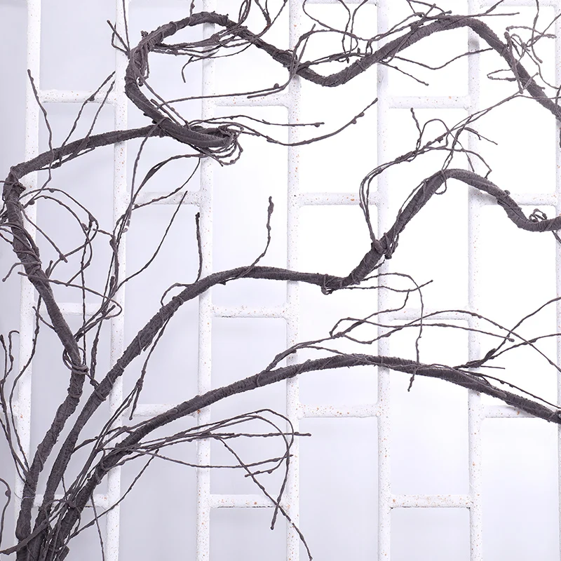 3M Artificial Flower Fake Plants Tree Rattan Cherry Branches Wall Hanging Trunk Flexible Vines For Home Wedding Garden DIY Decor