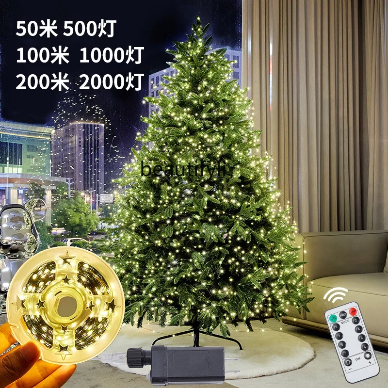 

Christmas tree small lights flashing lights string lights decorations atmosphere hanging tree light strips A50
