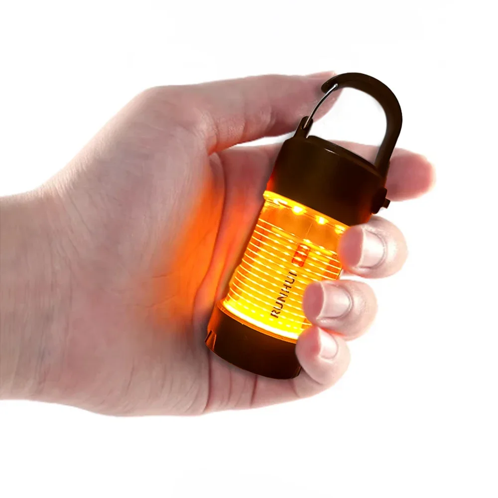 

Outdoor Camping Lantern LED Camping USB Rechargeable Light, Free Tripod, Magnetic Base, 2 Lampshades
