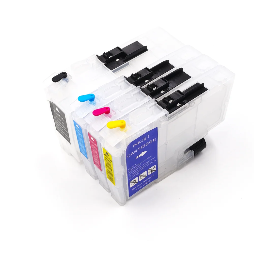 North America LC404 LC 404 J1205 J1215 Empty Refillable Ink Cartridge For Brother MFC-J1205W MFC-J1215W Printers