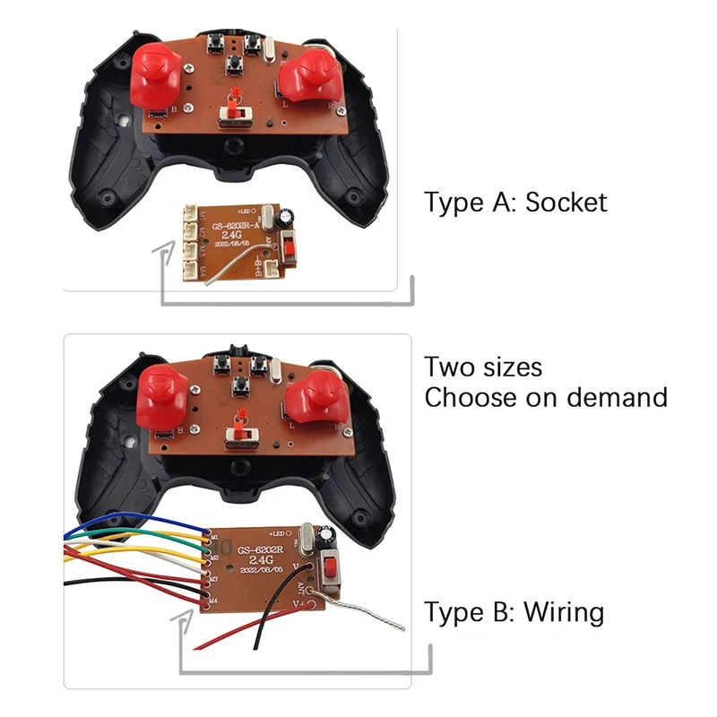 2.4G Seven-Channel Circuit Board Sliding And Rotating Remote Control Car Module