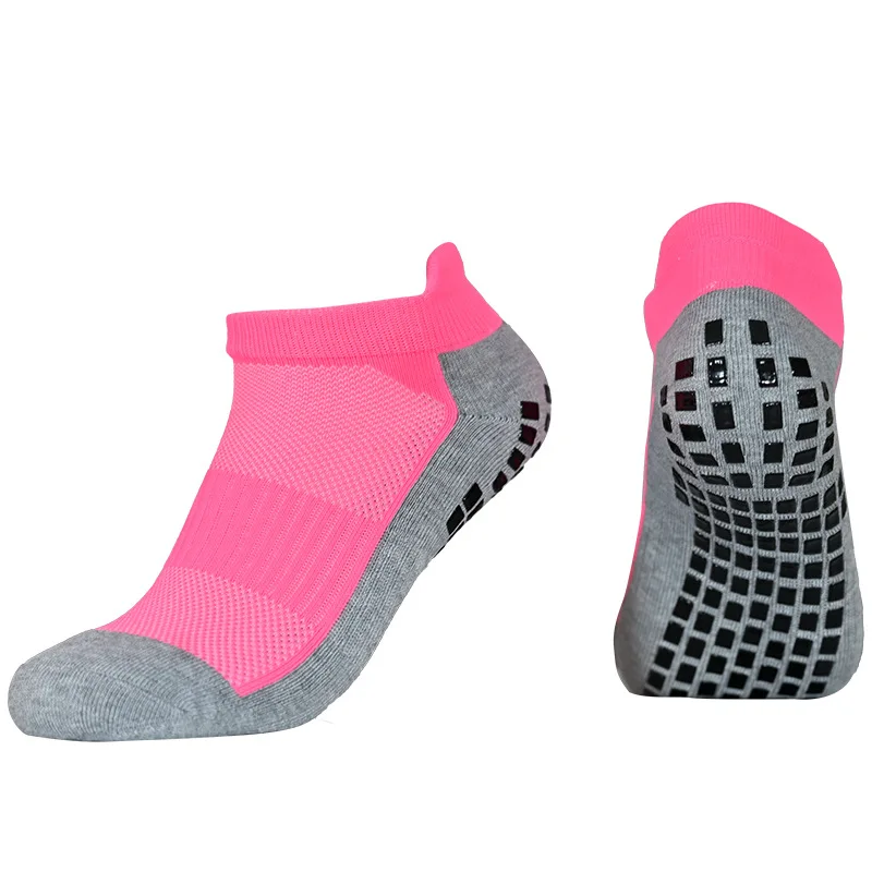 Adult Short Socks Macaron Color Silicone Non-slip Sole God Socks with Thick Towel Bottom Boat Socks Breathable Sports Socks