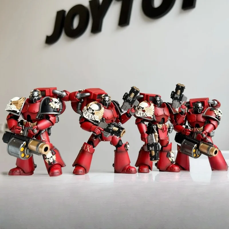 New Original Joytoy Warhammer The Horus Heresy 1/18 Action Figures Blood Angels Angel'S Tears Squad 4pcs Model Toy