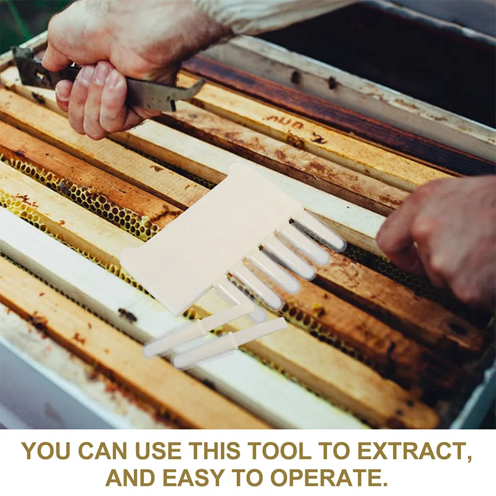 

2pcs Royal Jelly Extract Pen Honeycomb Cleaning Tool Beekeeping Supply Durable Scrapping Digging Accessory Efficient