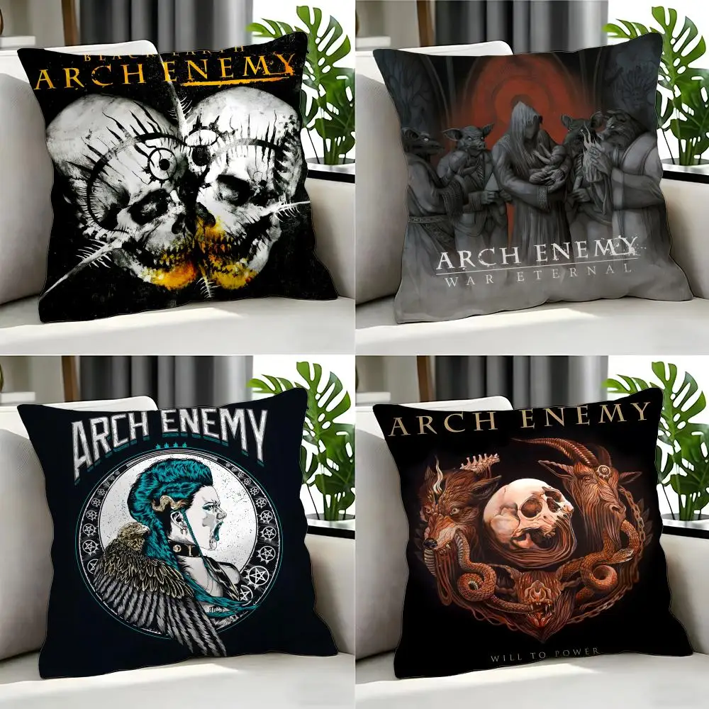 band Arch Enemy Cushion Cover Cushion Cover Set 4Pcs 50x50 45x45 40x40 Pillowcase Decorative Sofa Home Decor