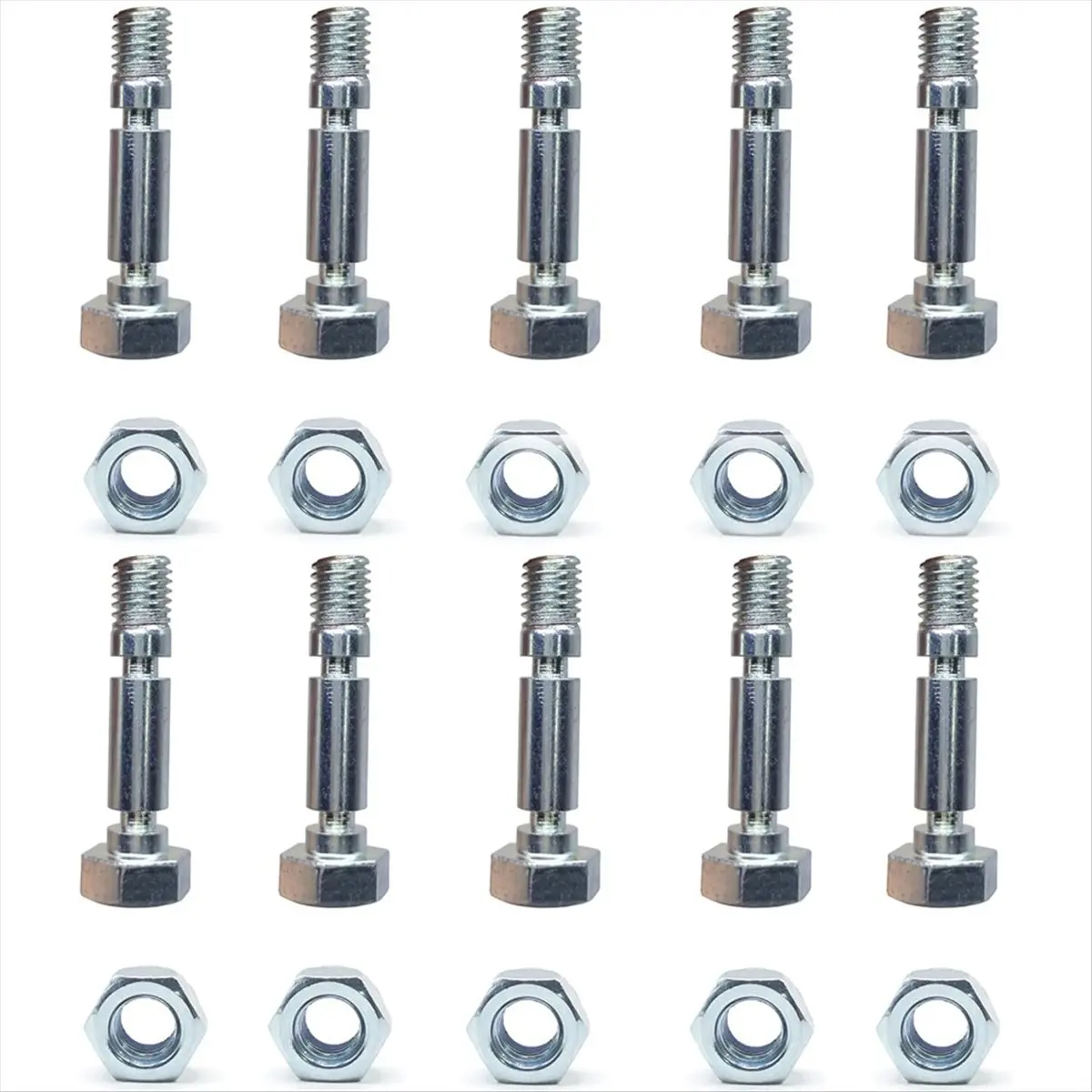 REST 10Pack 707555 Snow Blower Shear Pins for ,, , Dual Stage Snow Thrower