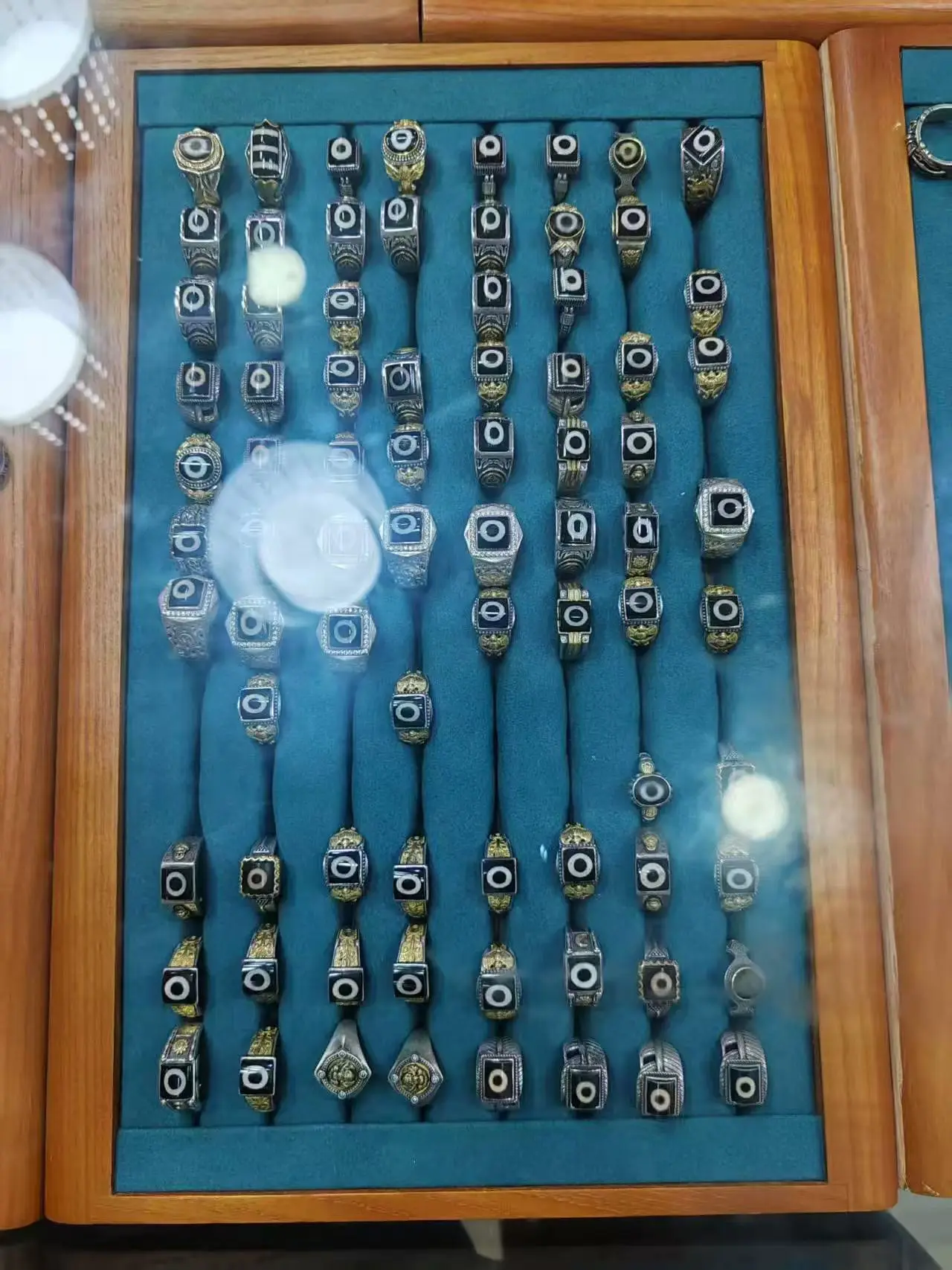 

1pcs/lot Jewelry Tibetan dzi Bead S925 Silver ring natural agate charms bedels joyeria fina gift elliptical ethnic style