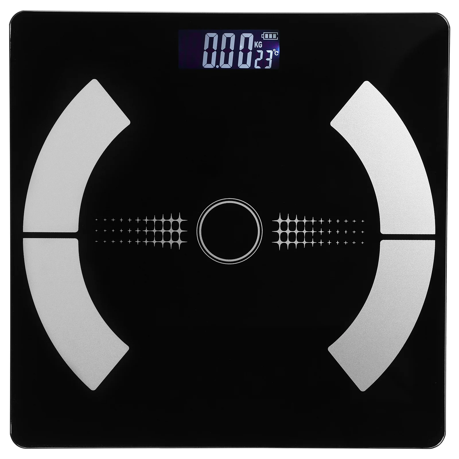 

Цифровые весы для жира в организме 26x26, фортепиано, черные, с зарядкой через USB, умные весы для домашнего использования, точное взвешивание, электронное стекло для путешествий