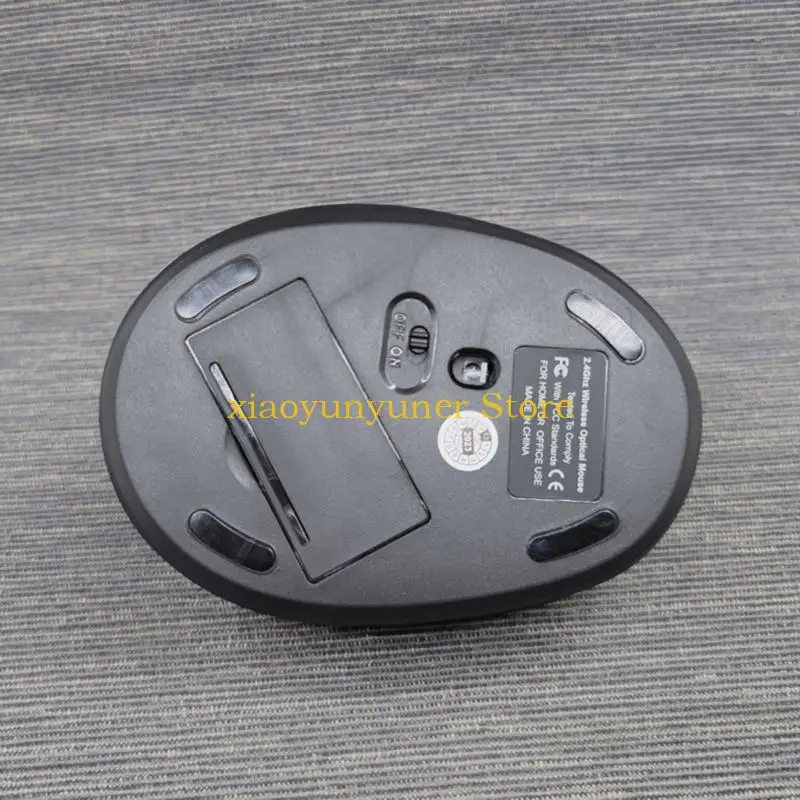 P9JB Wireless Ergonomic 2.4G Mouse Vertical Mouse Left Handed Vertical Mouse Ergonomic Optical Model Mouse For Laptop Desktop