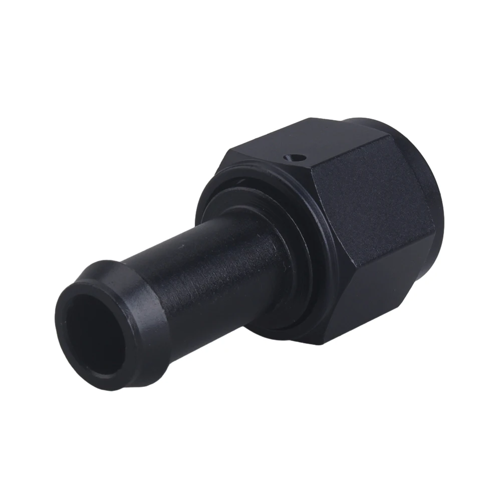 Black Aluminum Straight Female AN6 AN8 AN10  to 3/8,5/16,1/2,1/4 Barb Swivel Hose Adapter Fitting