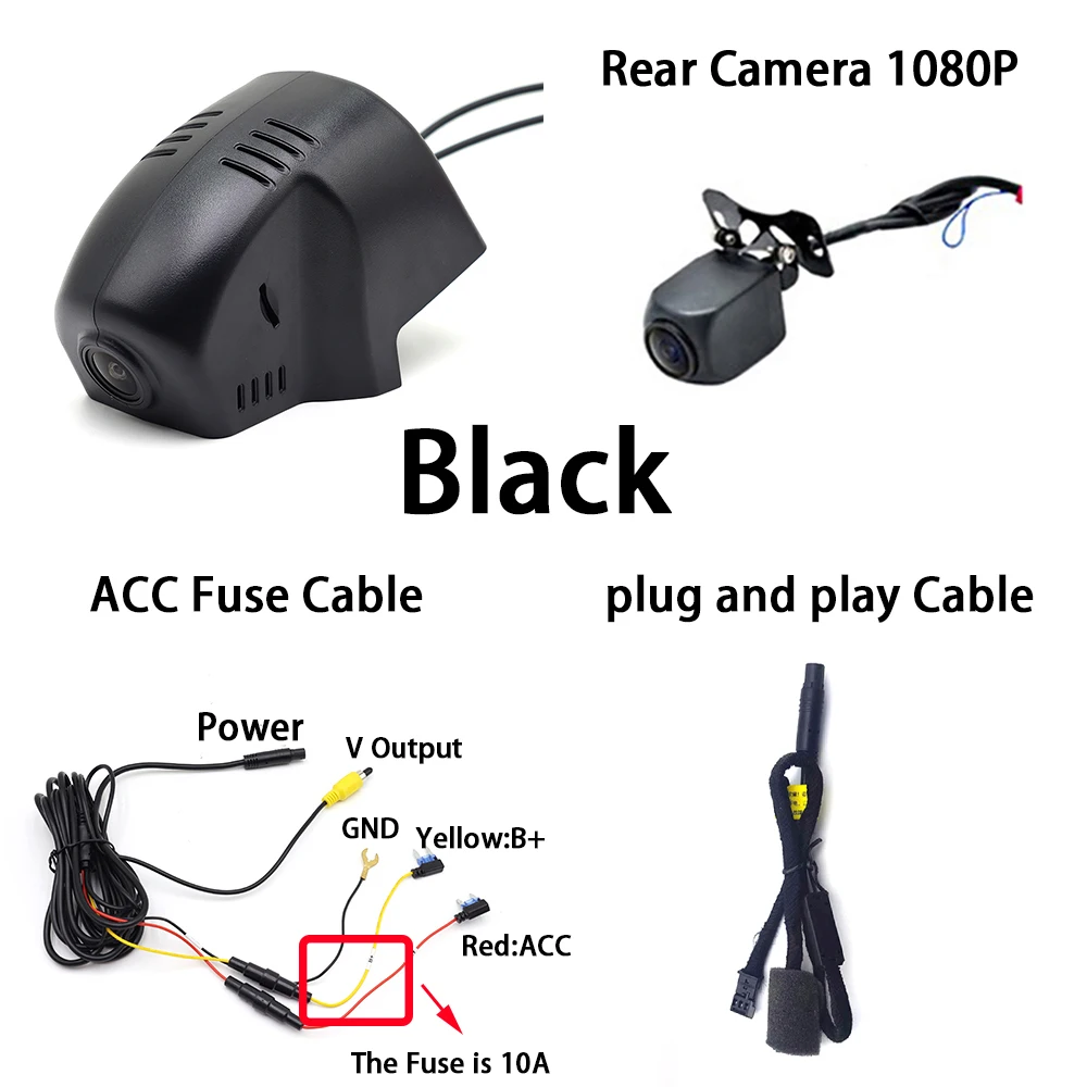ZJCGO 4 K 2160 P Auto DVR Dash Cam Camera Video Recorder Plug en Play voor Volkswagen VW Golf 8 Mk8 Atlas Teramont CA1 Golf8