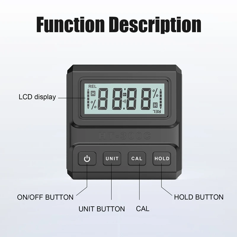 Digital Protractor Inclinometer Level Angle Meter Measuring Angle Meter Magnet 90 Degree Ruler-ABPX