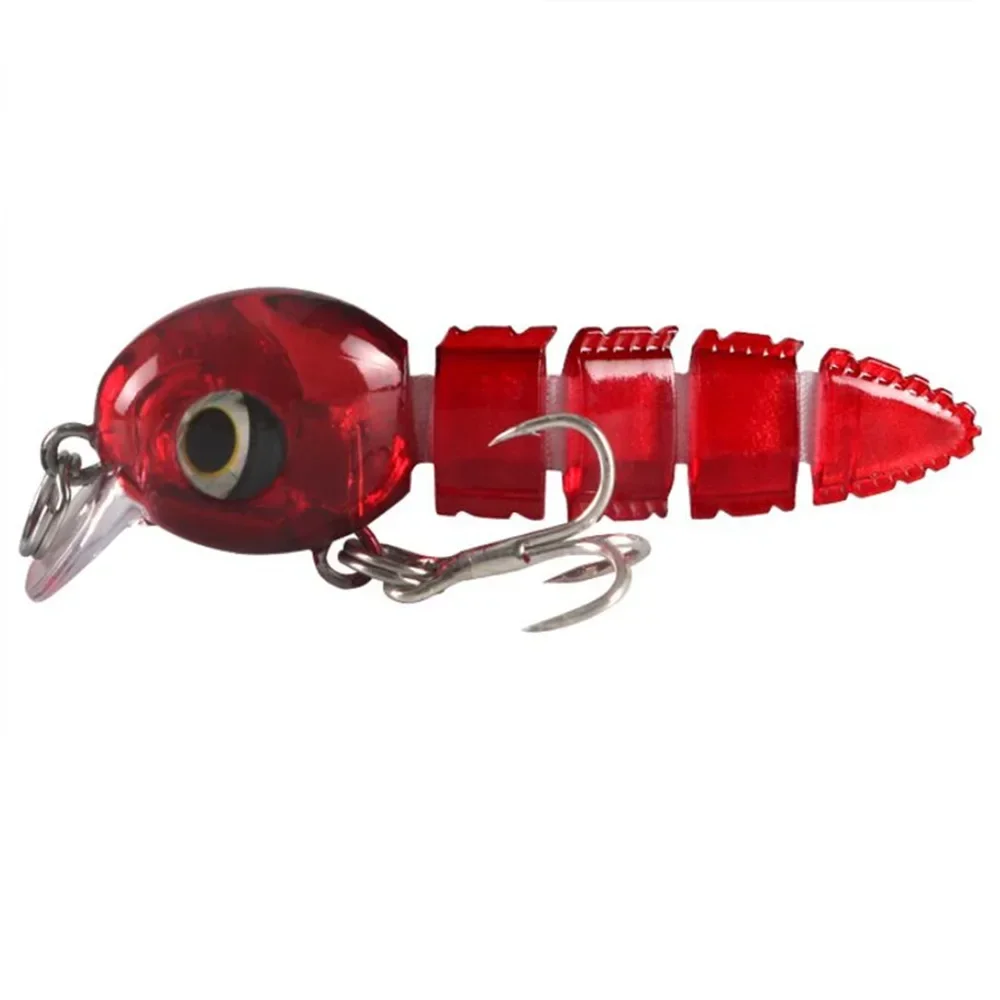 Submerged Multi-Section Loach Lure 5.5/4.3G Topmouth Culter Bass Artificial Lure 5 Color Plastic Hard Bait Fishing Gear Batch