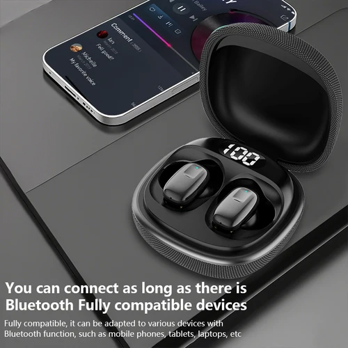 Imagen 2 del producto LX5100 TWS Auriculares inalámbricos con Bluetooth Auriculares inalámbricos con sonido IPX5 Bluetooth 5,3 con micrófono auriculares para Xiaomi iPhone