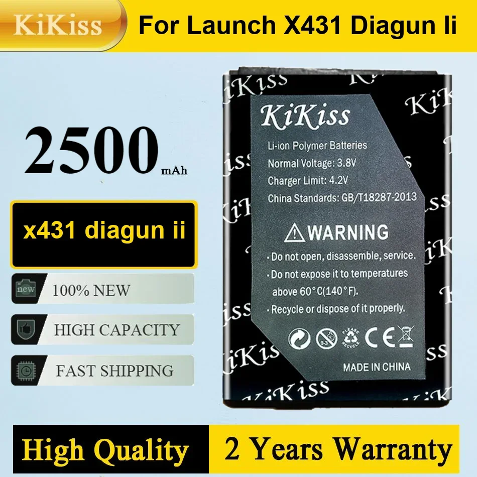 

Аккумулятор Kikiss X431 Diagun Ii емкостью 2500 мАч для запуска