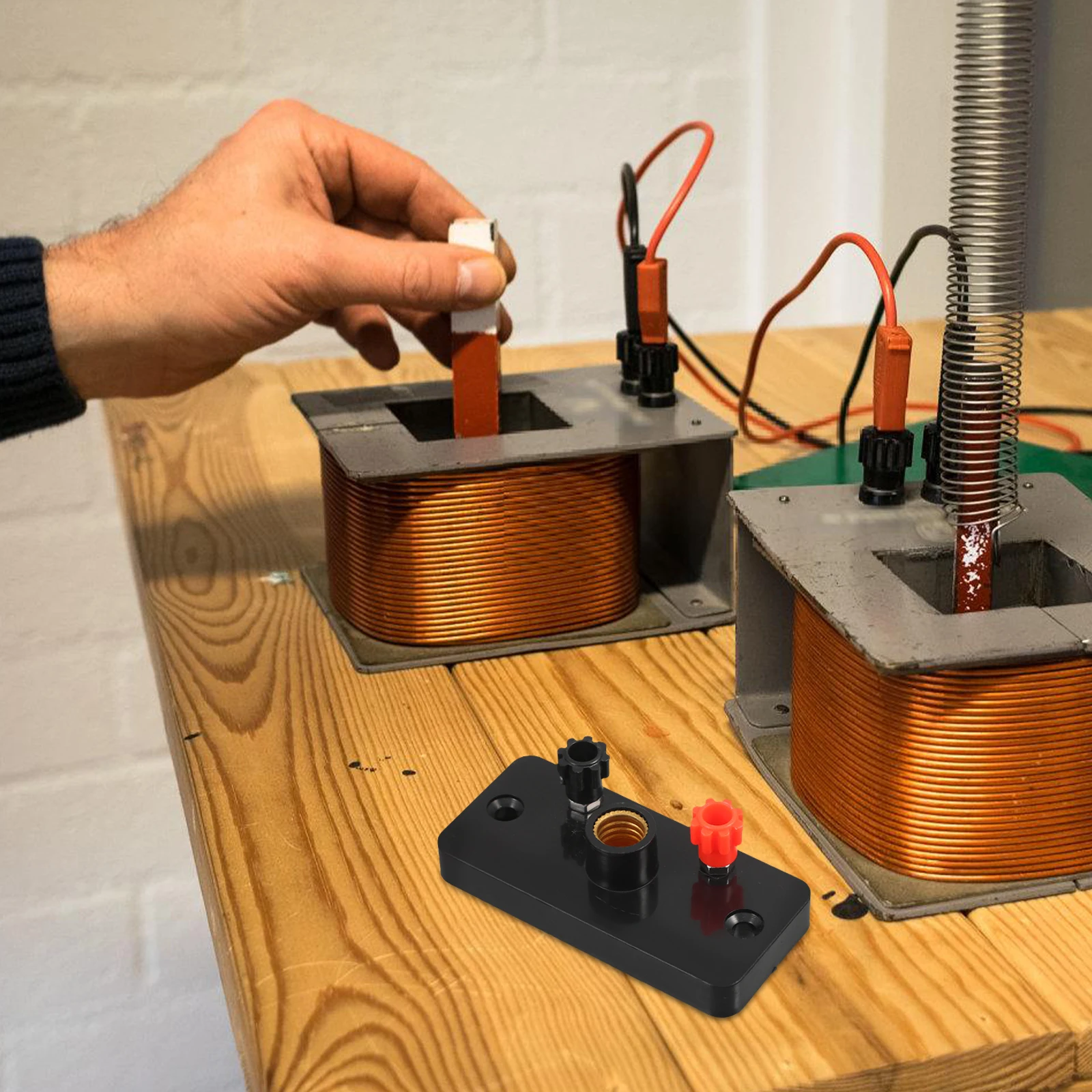 6 pçs parafuso suporte da lâmpada base soquete de luz montagem cobre física experimento eletricidade ensino