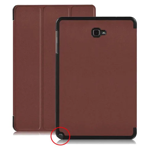 SM-P580 P585 Slim Magnetic Folding Flip PU leather smart Cover for Samsung Galaxy Tab A6 10.1 with S Pen tabelt folio book Case