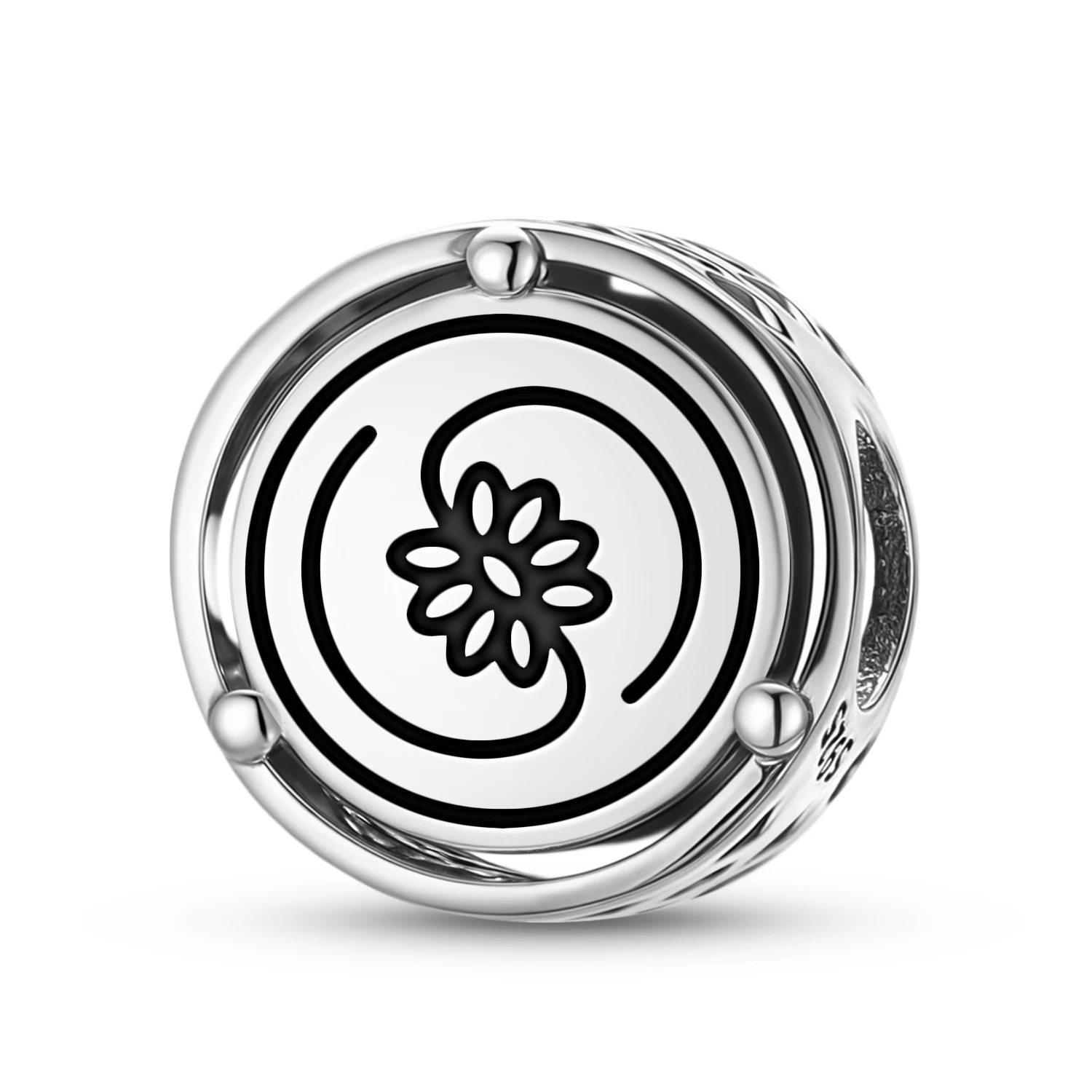 925 Sterling Silver Anthroposophy Taurus Seal Charm Fit Original Bracelet Diy Jewelry Accessories Family Bead