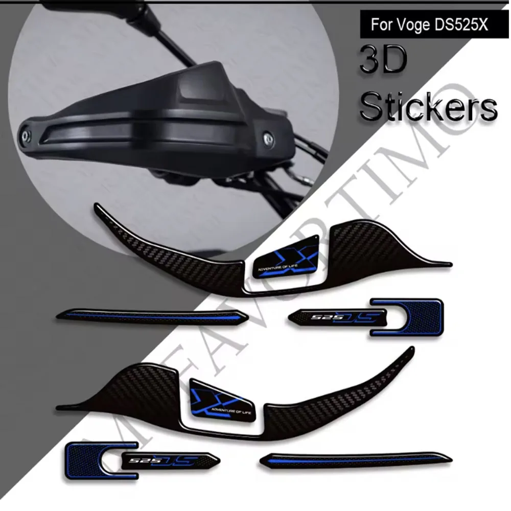 

For VOGE 525 DSX DS525X DS525 X DS 525X Adventure ADV Handguard Tank Pad Gas Fuel Oil Protection Stickers Decals Fairing Fender