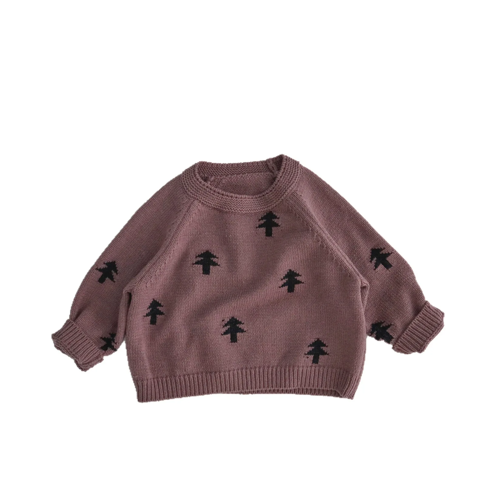 2025 Autumn New Children Long Sleeve Sweater Cotton Girls Knitted Pullover Tops Toddler Boys Casual Sweater Kids Clothes