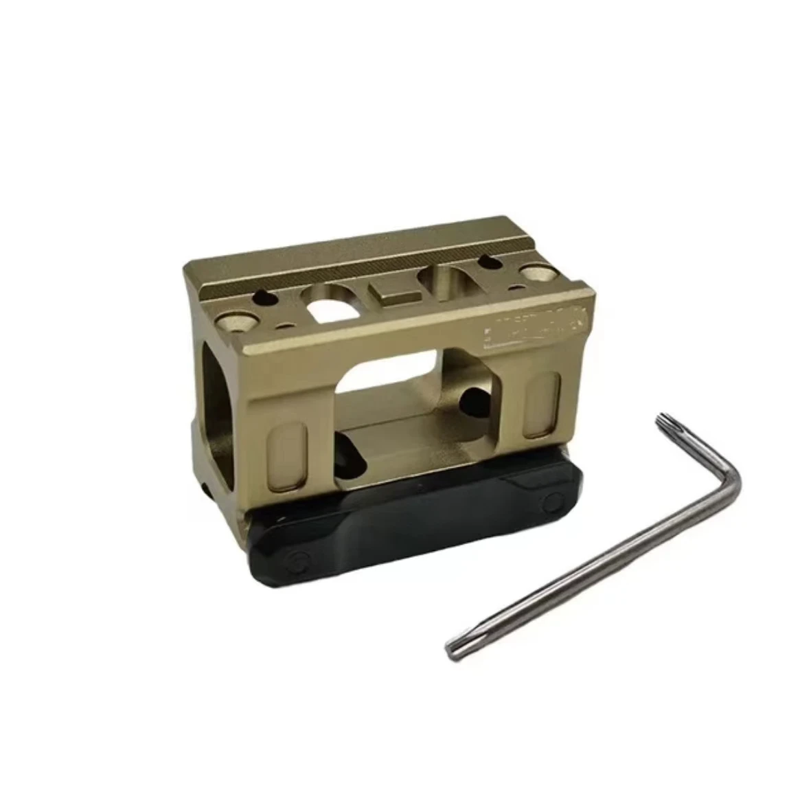 Unidade tática ao ar livre suporte de aumento rápido montagem riser para imimpoint compm5s compm5b t2 romeo5 e dever rds para trilho 20mm