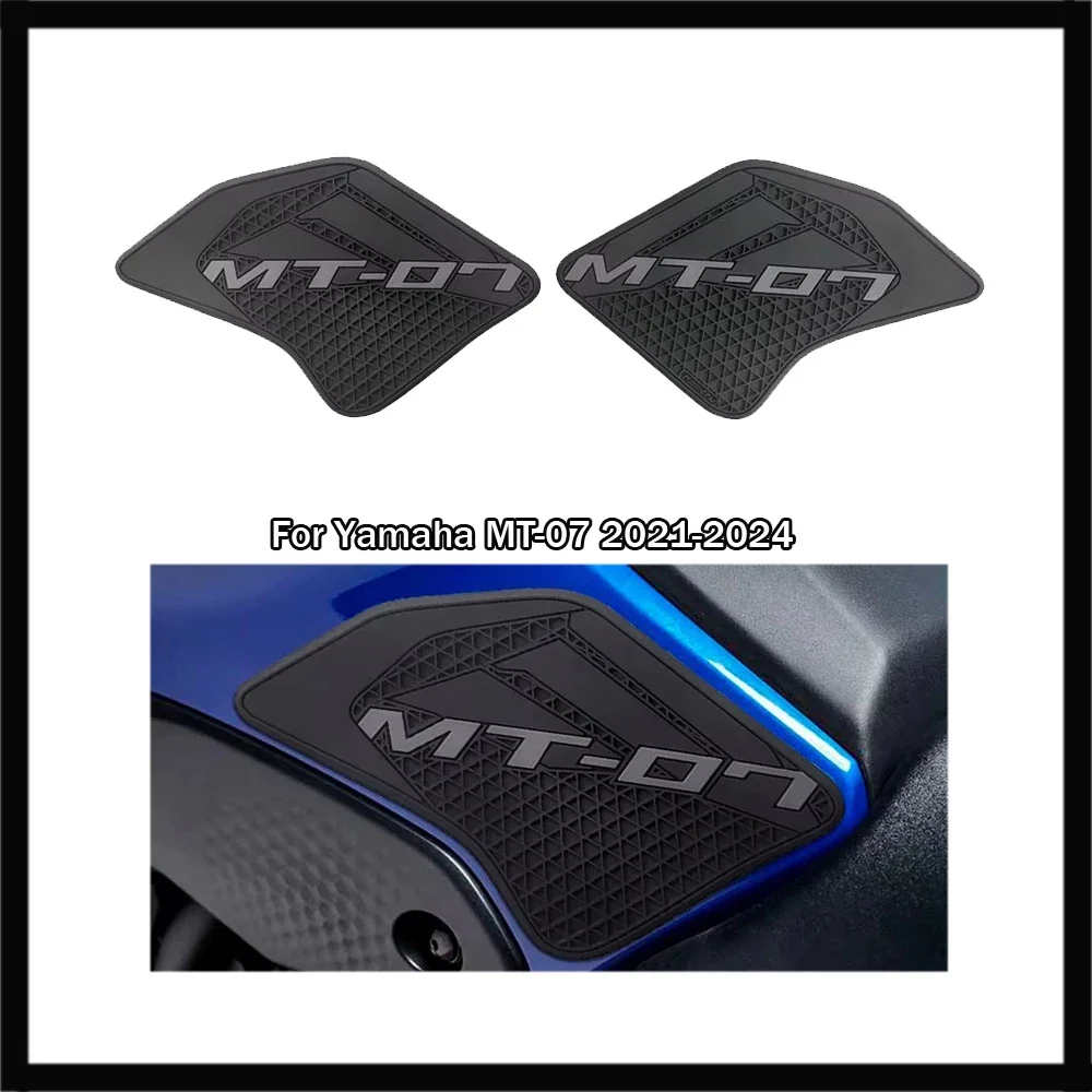 

For Yamaha MT-07 2021-2024 Motorcycle Side Tank Pad Protection Knee Grip