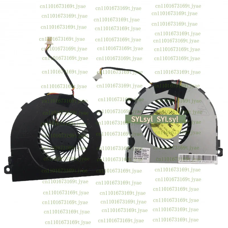Notebook para dell inspiron 14 5547 5448 5542 5543 5545 5547 5548 ventilador de refrigeração da cpu do portátil 3rrg4 03rrg4 CN-03RRG4 dc28000edf0