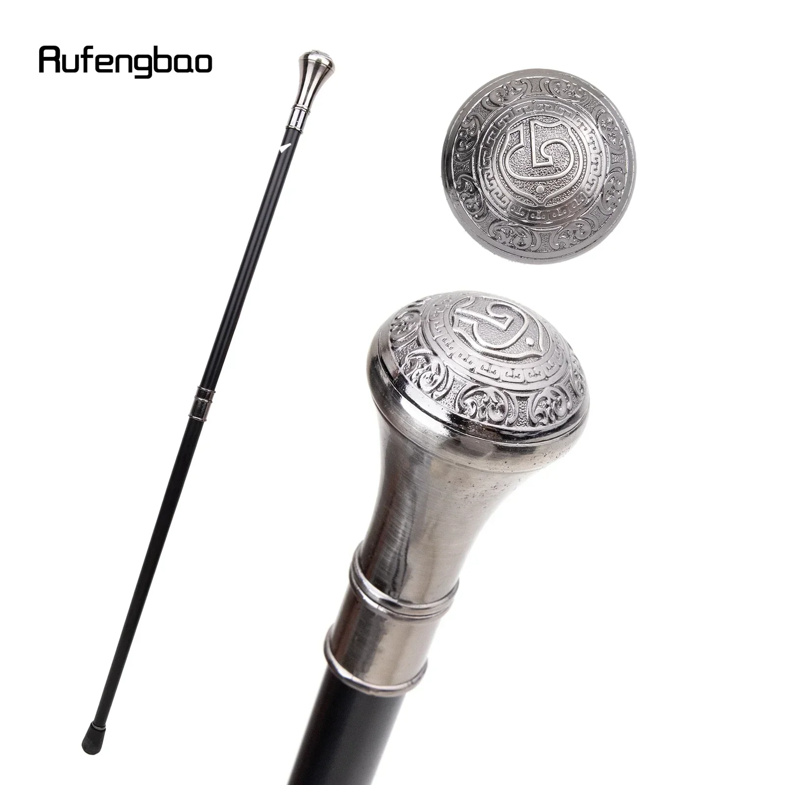 Medieval Art Freemasonry Freemasons G Totem Relief Walking Cane Fashion Walking Stick Gentleman  Performance stage Cane 93cm
