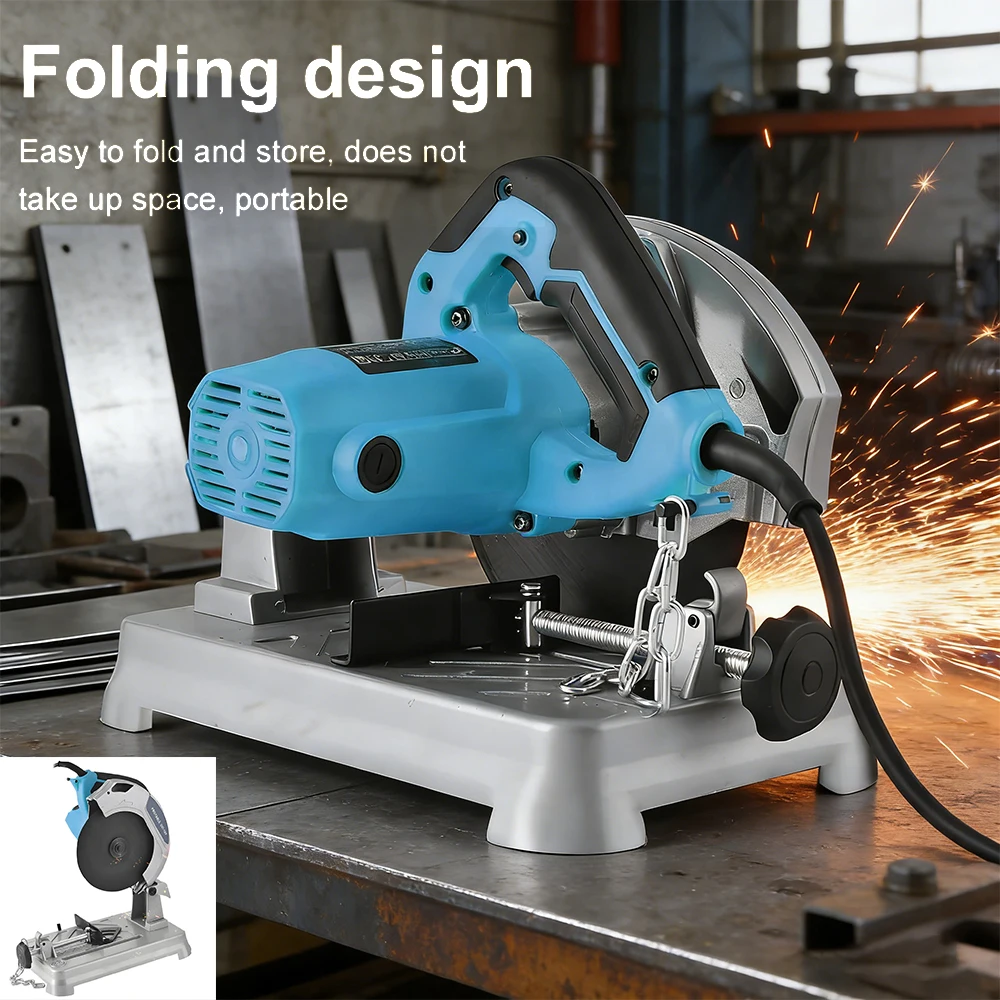 

220V Mini Profile Cutting Machine 0-45 Degrees Table Cutter Mini Electric Saw Table Saw for Cutting Metal Wood Plastic